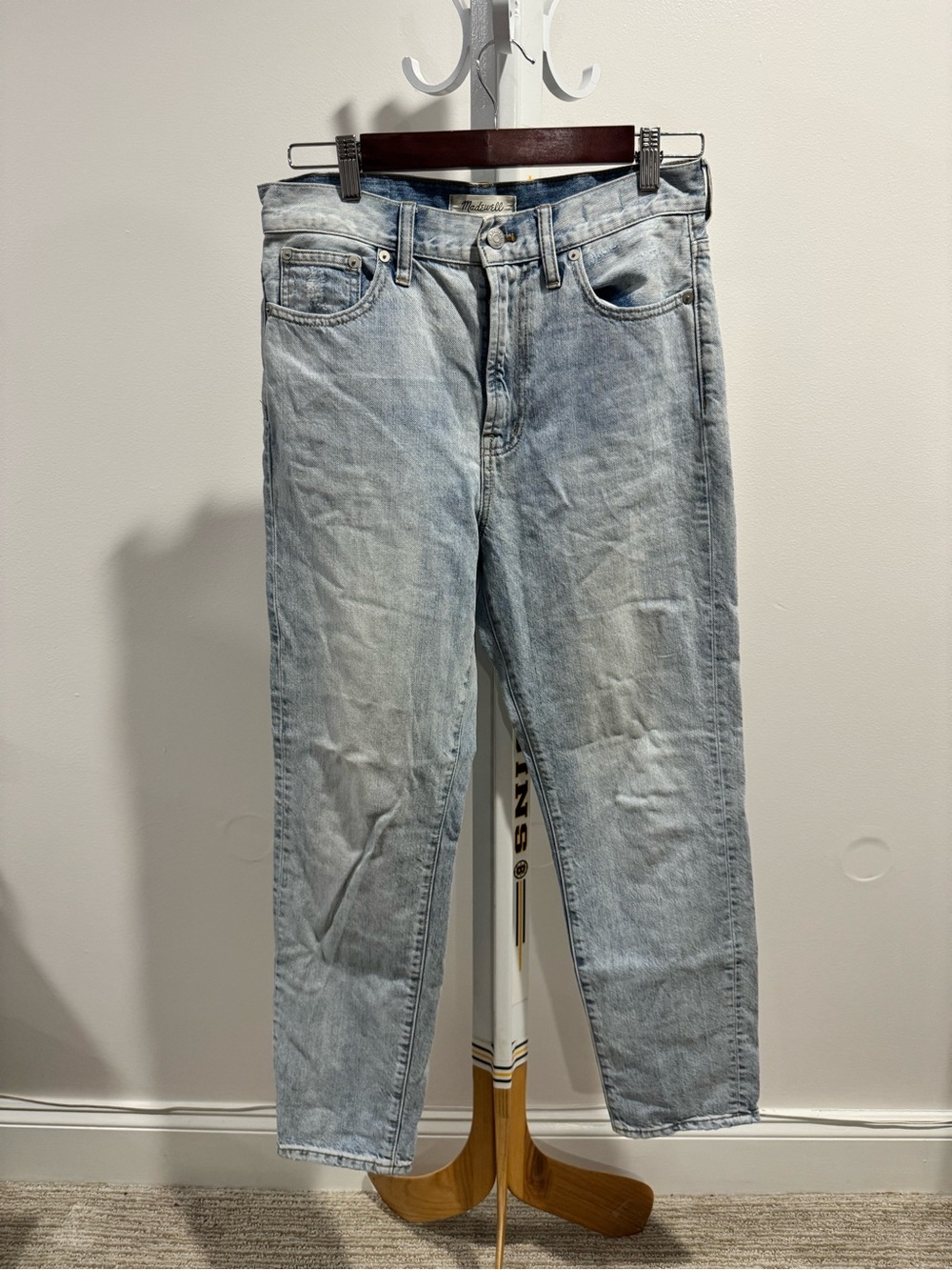 Madewell Light Blue Straight-Leg Jeans